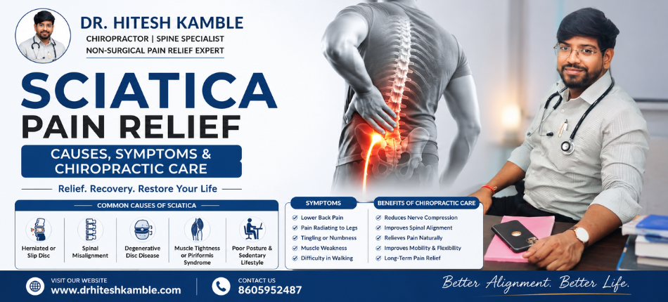 Sciatica Pain Relief | Best Chiropractor in Ambernath