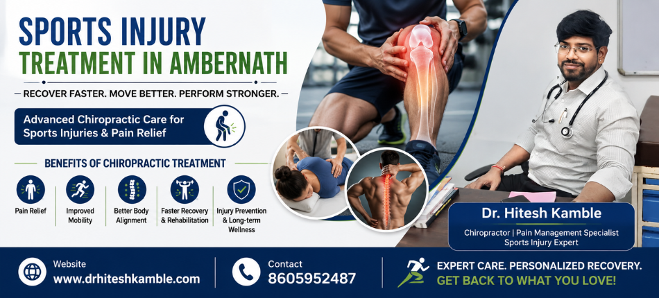 Sports Injury Treatment in Ambernath | Best Chiropractor in Ambernath