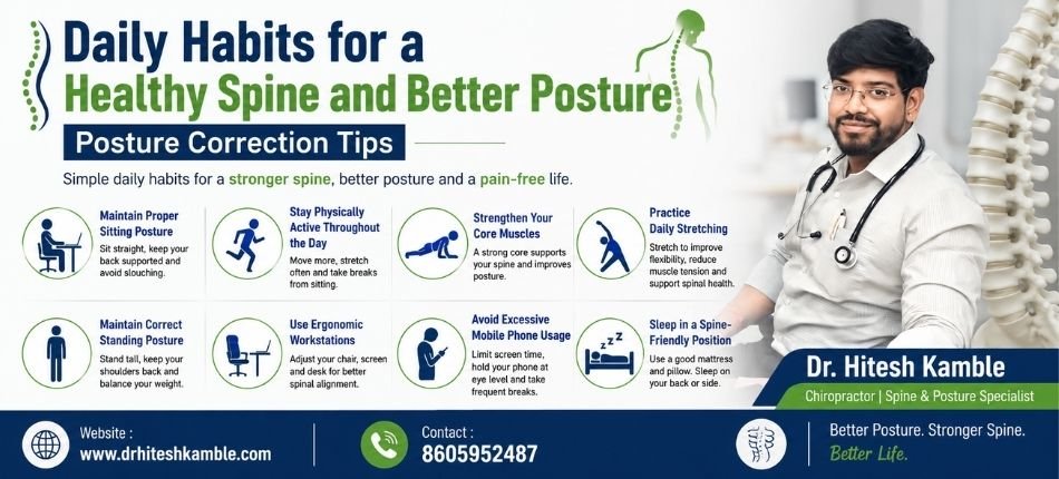 Posture Correction Tips | Dr.Hitesh Kamble