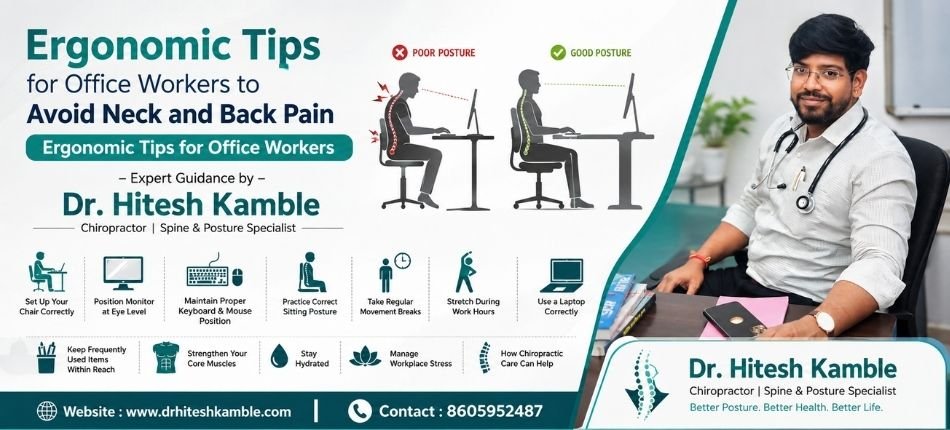Ergonomic Tips for Office Workers | Dr. Hitesh Kamble