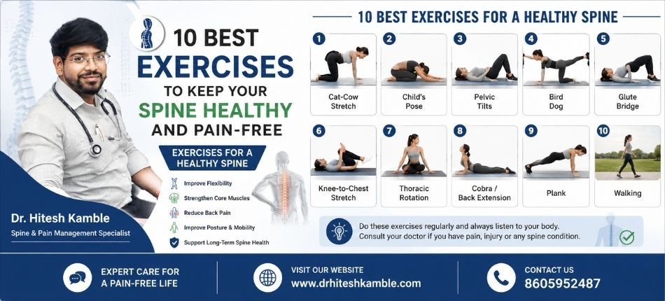 Exercises for a Healthy Spine | Dr. Hitesh Kamble
