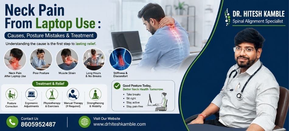 Neck Pain From Laptop Use | Dr. Hitesh Kamble