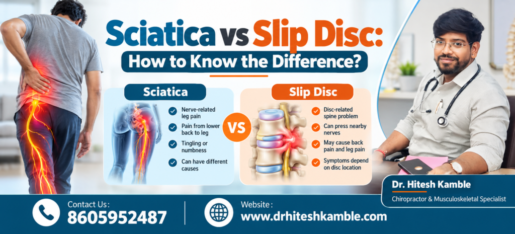 Sciatica vs Slip Disc